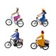 thumbnail image 3 of 4 piezas de figuras de ciclistas a escala 1/87, modelo de diminutas, escena de bricolaje, jardín de hadas, figuras de ciclistas hombres y, 3 of 8