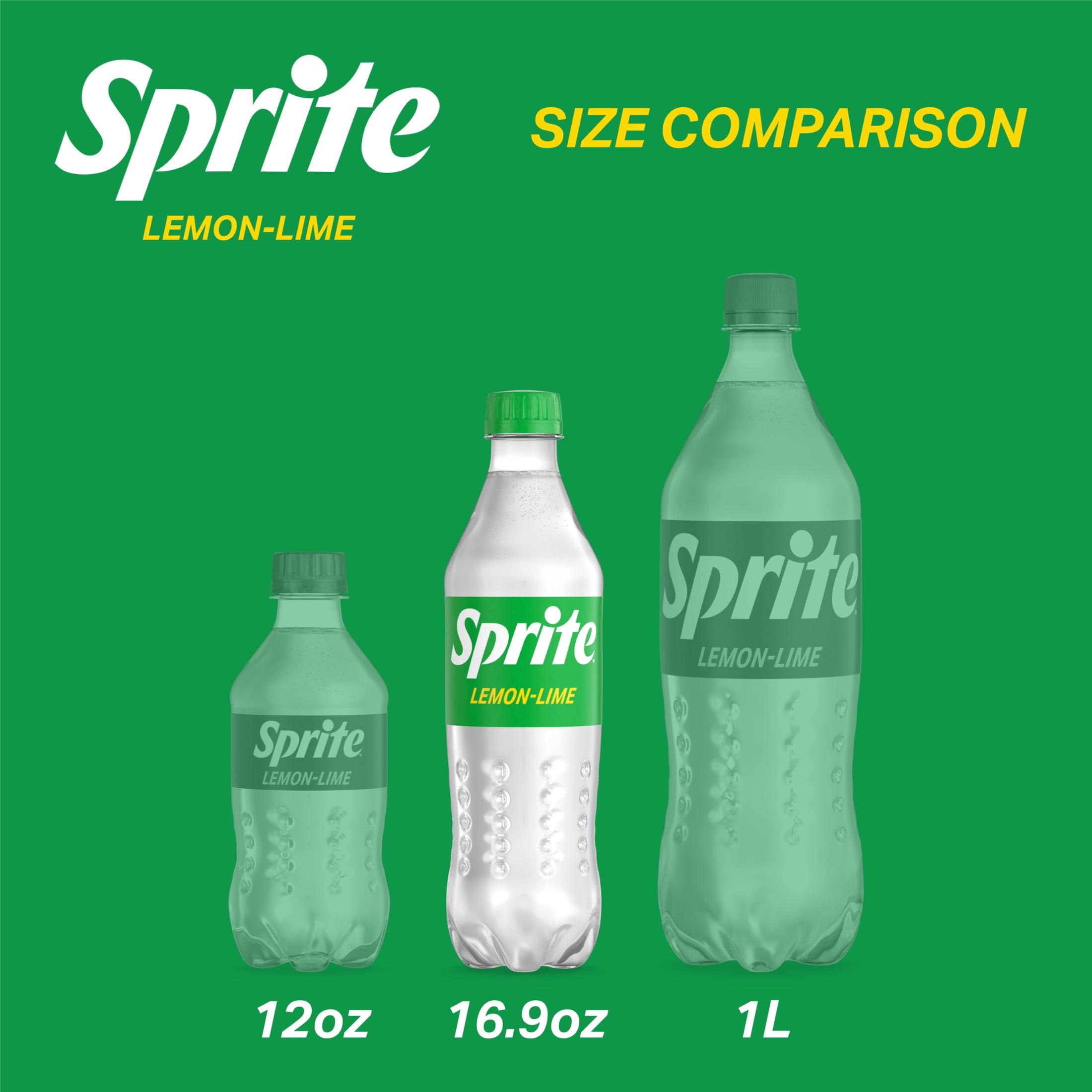 Sprite Lemon-Lime Caffeine Free Soda Pop Bottles, 16.9 fl oz, 6 Pack