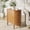 Light Brown, variant on End Table with Charging Station, Narrow Side Table with 2 Drawer, Wood Nightstand Bedside Table with Solid Wood Feet, for Bedroom, Living Room, Light Brown