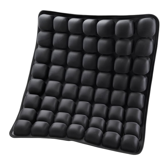 Inflatable Seat Cushion, 3D Air Cell Seat Cushion for Pressure Relief, Lycra & TPU Wheelchair Seat Pad with Manual Pump, Lightweight and Portable for Travel, Office, Car, Airplane