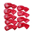 thumbnail image 2 of Waterproof PU Golf Club Iron Cover Protection Headcover Universal Fit Red, 2 of 5