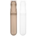 thumbnail image 1 of Estuche para cepillos de dientes de 2 piezas, contenedor portátil para cepillos de dientes de viaje, estuche de almacenamiento para cepillos de dientes al aire libre, 1 of 6