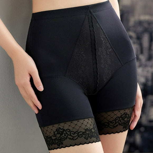 YUTK Thong Underwear Women on Clearance Women Postpartum Girdle Waist Collection Small Belly Shape Hip Lift Pants Thin High Waist Slip Underwear Black Xxl