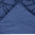 thumbnail image 7 of Better Trends Chenille Comforter Set Queen Size 3 Piece 100% Cotton Soft & Cozy All Season Bedding Cleo Collection - Navy, 7 of 7