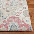 thumbnail image 3 of SAFAVIEH Glamour Charmaine Floral Wool Area Rug, Ivory/Red, 8' x 10', 3 of 7