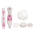 thumbnail image 2 of Electric Bath Massage Brush Rotatable Soft Electric Body Scrubber Shower Brush with Long Handle for Shower Exfoliating, 2 of 5