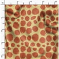 thumbnail image 2 of Soimoi Dot Print,Cotton Poplin, Sewing Fabric Sold by The Yard 42 Inch Wide,Sewing Craft Quilting/Quilt Making Fabric, Orange & Yellow, 2 of 6