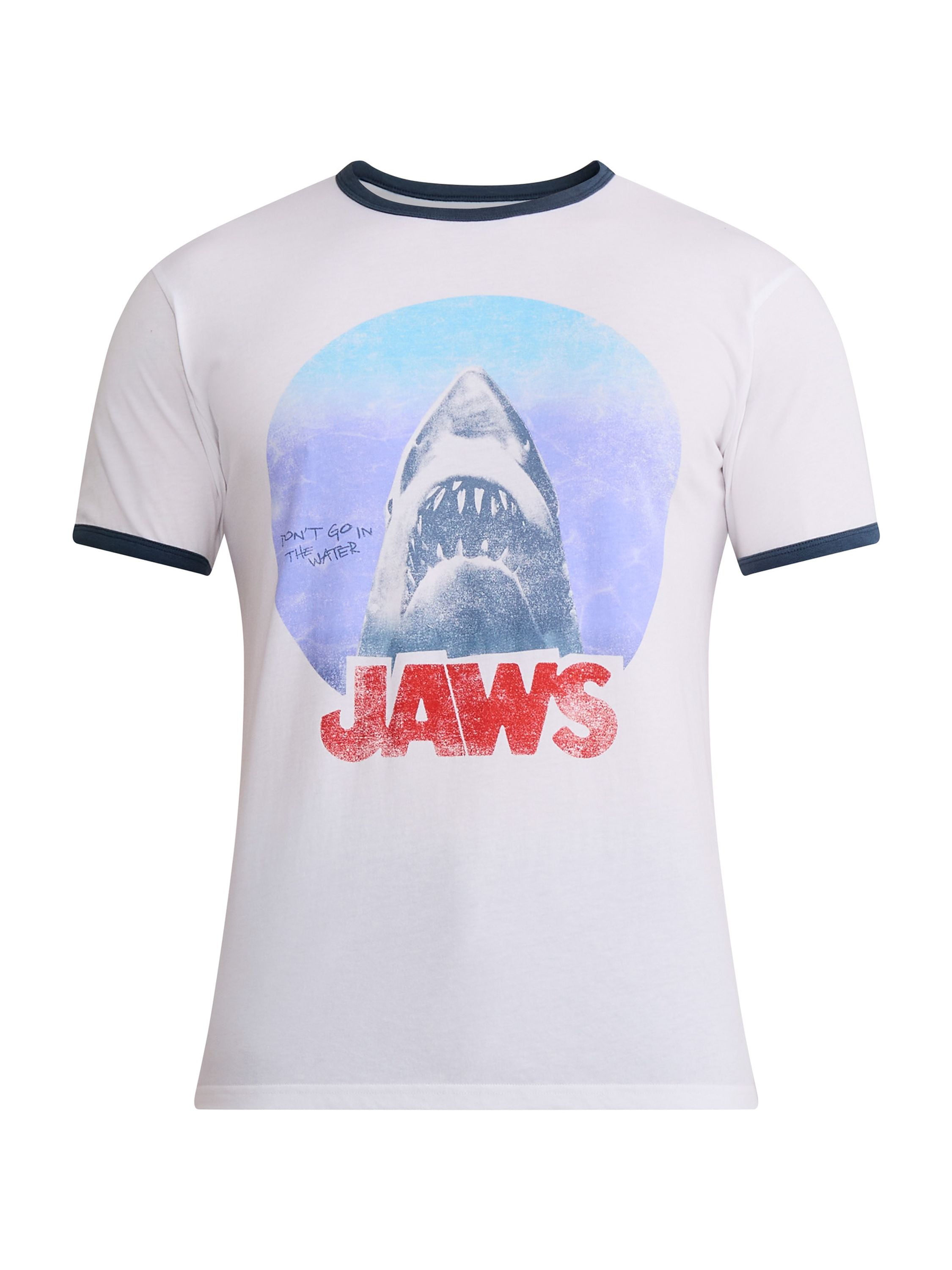 Jaws Men's & Big Men's Ringer Graphic Tee, Sizes S-3XL