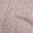 thumbnail image 1 of oneOone Cotton Cambric Rose Pink Fabric Christmas Doodle Craft Projects Decor Fabric Printed By The Yard 56 Inch Wide, 1 of 1