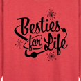 thumbnail image 2 of Instant Message - Besties For Life - Women's Lightweight French Terry Pullover, 2 of 6