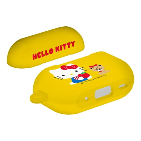 Sanrio AirPods Pro 2 Case Key Ring Keychain Holder Strap Hole Hard AirPods Pro 2nd Generation 2022 Cover - Hello Kitty Teddy Bear