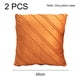 thumbnail image 2 of Funda de almohada de terciopelo de 2 piezas en casa: funda de almohada bordada de color sólido de sarga, 2 of 5