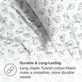 thumbnail image 3 of Bare Home Flannel Sheet Set - 100% Cotton - Deep Pocket - Queen, Feelin' Foxy, 4-Pieces, 3 of 4