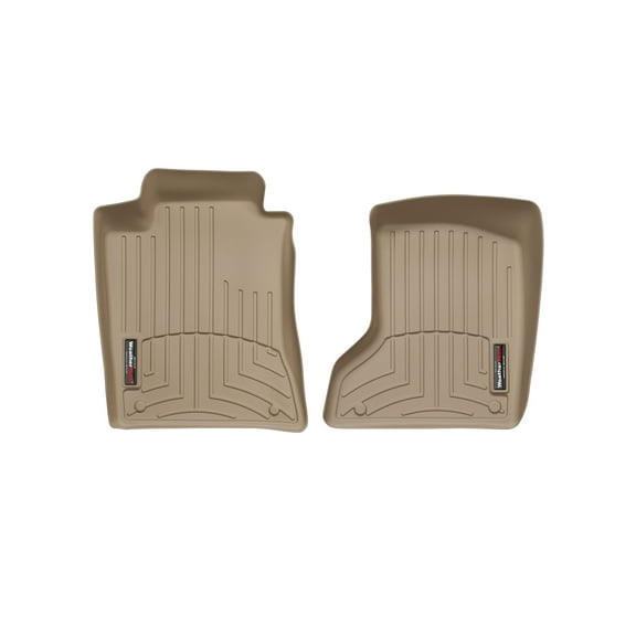 WeatherTech Custom Fit FloorLiners compatible with Mercedes E-Class, E 55 AMG, E 63 AMG - 1st Row (Driver & Passenger), Tan