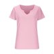 thumbnail image 3 of Eres Más Que una Camisa de Puntuación de Prueba Sexy de Manga Corta Lentejuelas Suelta Camisa de Blusa con Cuello en V, Poliéster, 3 of 5