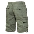 thumbnail image 4 of Zimjoy Mens Cargo Shorts Cotton Twill Quick Dry Lightweight Relaxed Fit Outdoor Work Hiking Shorts with 6 Pockets Army Green 4XL, 4 of 4
