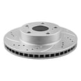 thumbnail image 3 of Funire Front Brake Rotors Kit for 2005 2006 2007 2008 2009 -2015 Toyota Tacoma 5 Lug Geomet Drilled & Slotted Disc Brake Rotors Ceramic Brakes Pads Replacement Brake Pad and Rotor Kits: 10.8" inch, 3 of 11