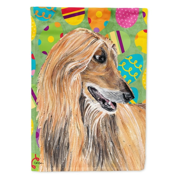 Afghan Hound Easter Eggtravaganza House Flag