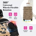 thumbnail image 4 of Hardshell Luggage Sets 3-Piece Expandable Lightweight PC Suitcase with TSA Lock Spinner Wheels, 20"+24"+28" Brown Leopard Travel Luggage, 4 of 9