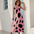 thumbnail image 2 of Leopard Print Pattern Sleeveless Dress Female Clothing Dress Women Summer 2025 Dress, 2 of 6