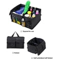 thumbnail image 4 of Trunk Organizer for  - 52L Large Capacity Collapsible Multi Compartments Storage Organizer, Portable  Storage Box for  /Suv, Black, 4 of 6
