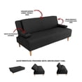 thumbnail image 1 of Sofa cama 684.5 Bora, Atlas del Descanso color Gris oxford, 1 of 9
