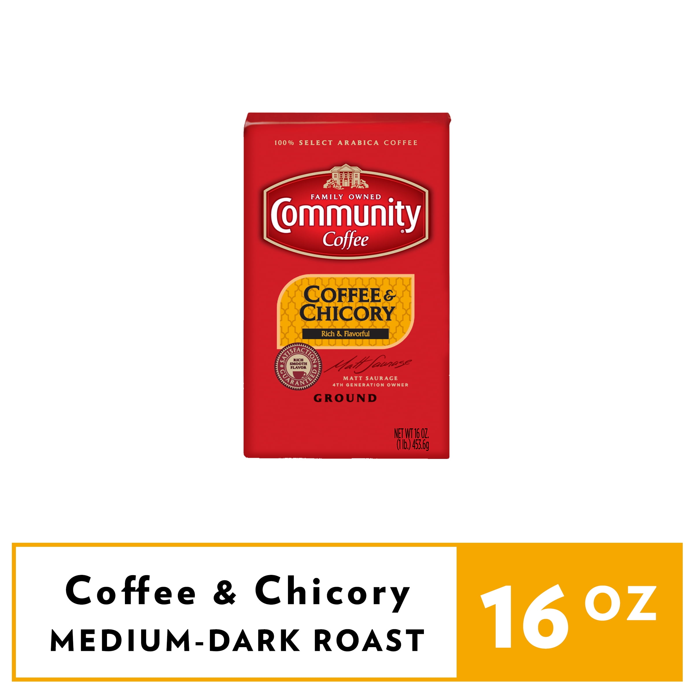 Community® Coffee Coffee & Chicory Ground Coffee 16 oz. Bag