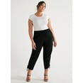 thumbnail image 2 of Sofia Jeans Women's and Women's Plus Super High Rise Luxe Cargo Pants, 27" Inseam, Sizes XXS-5X, 2 of 6