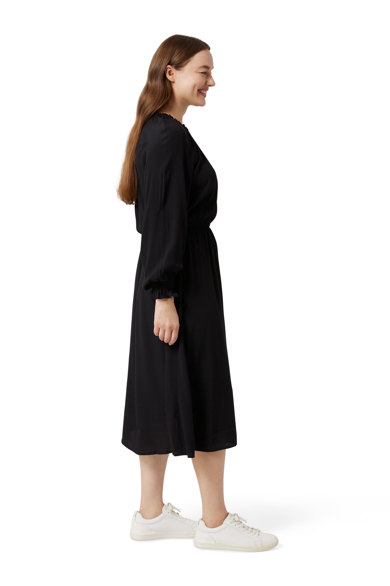 chaps midi dress