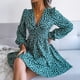 thumbnail image 5 of Vestido plisado Fridja con estampado de leopardo sexy para Mujer, 5 of 6