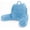Blue, variant on Reading Pillow, Velvet Back Pillow for Bed Sitting Up, Adult Back-Rest Support Cushion with Arms for Sit Up on Couch, Sofa, and Floor, Dorm Essentials, Reading Accessories, White