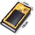 thumbnail image 2 of Matte Black Pocket Liquor Whiskey Hip Flask With Funnel And Premium Box - Stainless Steel And Leak Proof, 2 of 5