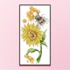 thumbnail image 1 of Cuadros Decorativos Bordado parcial Hilo de algodón ecológico Kit de punto de cruz de abeja impresa de 14 quilates (DA835) Wdftyju  embutido en tela, 1 of 9