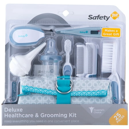 Safety 1st Deluxe All-In-One Healthcare & Grooming Kit, (Best Baby Toiletries Brand)