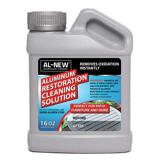 ALNEW Aluminum Restoration Cleaning Solution Clean & Restore Patio