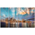 thumbnail image 2 of Dramatic Sky Over Manhattan City - Cityscape Canvas Print, 2 of 3