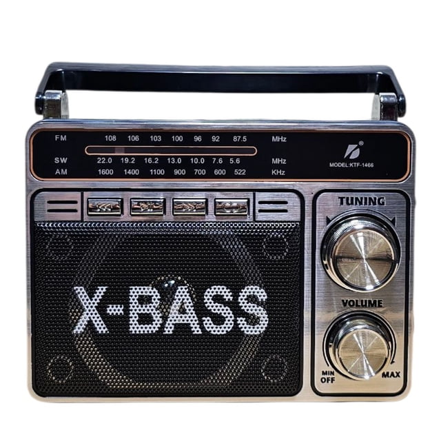 Radio Am/fm/sw Portátil 5v Recargable Bluetooth Usb/tf Luz
