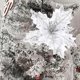 thumbnail image 4 of Festive Glittered Poinsettia Ornament Set, Christmas Tree Decorations, Holiday Floral Arrangements, Party & Home Decor Accessories for Seasonal Celebrations and Festive Events, 4 of 6