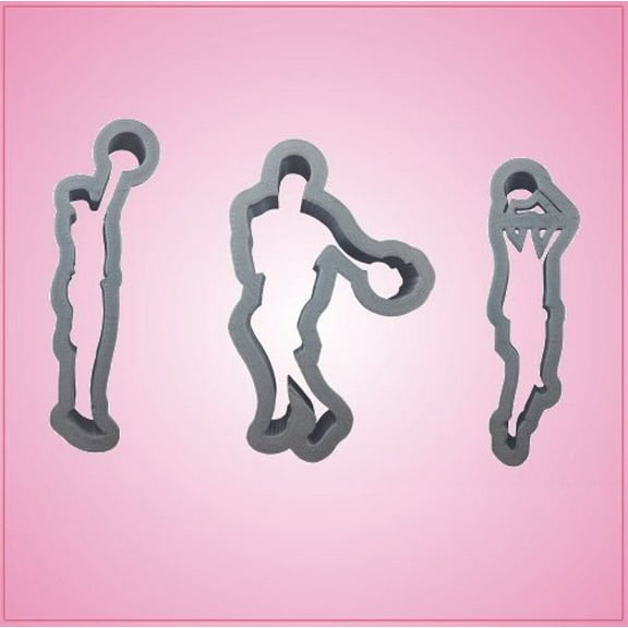 Basketball Player Cookie Cutter Set