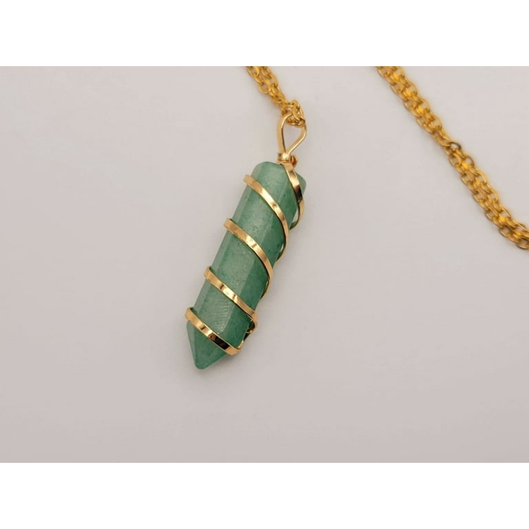 Real aventurine deals necklace