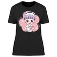 thumbnail image 1 of Adorable Cute Nurse Design T-Shirt Women -Image by Shutterstock, Female Medium, 1 of 2