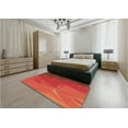 thumbnail image 4 of Ahgly Company Indoor Round Patterned Orange Red Orange Area Rugs, 6' Round, 4 of 6