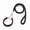 Black, variant on Eight strand nylon woven dog collar leash set anti burst p chain for small medium large dogs daily walking