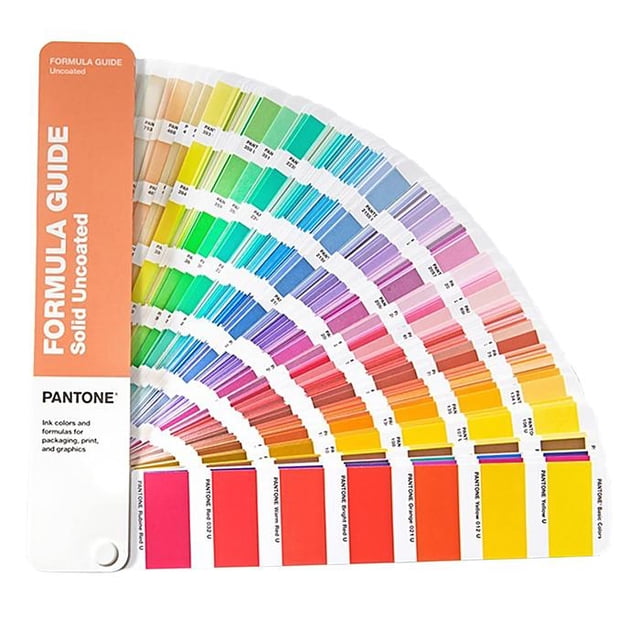 Guía de Color Pantone PlusSolid Uncoated GP1601B 1 Pza 2390 Colores Uncoated Formato Papel Diseño Abanico.