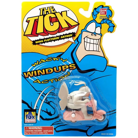 THE TICK Wing Flutterin' ARTHUR Wacky Windups Action