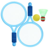 Supvox 2Pcs Practical Blue Plastic Racket for Outdoor Fitness and Athletic Ability Exercise
