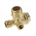 thumbnail image 3 of 2X Valvula de Retencion para Compresor de Aire Conector de Tubo 3/8 Pulgada Rosca Hembra Dorado, 3 of 5