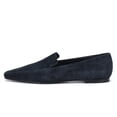 thumbnail image 3 of YDN Women Comfortable Almond Closed Toe Loafers Flats Heels Slip On Pumps Office Ladies Fashion Dressy Soft Shoes Size 6 Navy-suede, 3 of 4