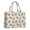 White Highland Cow, variant on Large Capacity Tote Bag,Beige Buffalo Skull Cactus Succulent Pattern Handbag Fashion Luxury Tote Bag,15.7"x13"x 5.1" Inches,Laptop Compatible