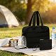 thumbnail image 4 of Bolsa térmica 2 en 1 para mujeres - bolsa grande con compartimento para portátil, organizador de comidas y correa desmontable para trabajo, viajes o trayectos diarios, 4 of 6